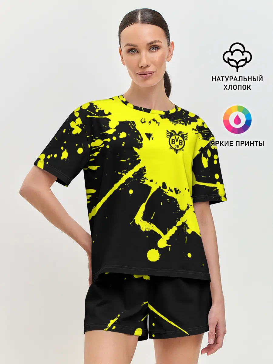 Женская пижама с шортами / FC Borussia
