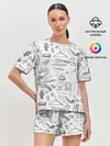 Женская пижама с шортами / для швеи
