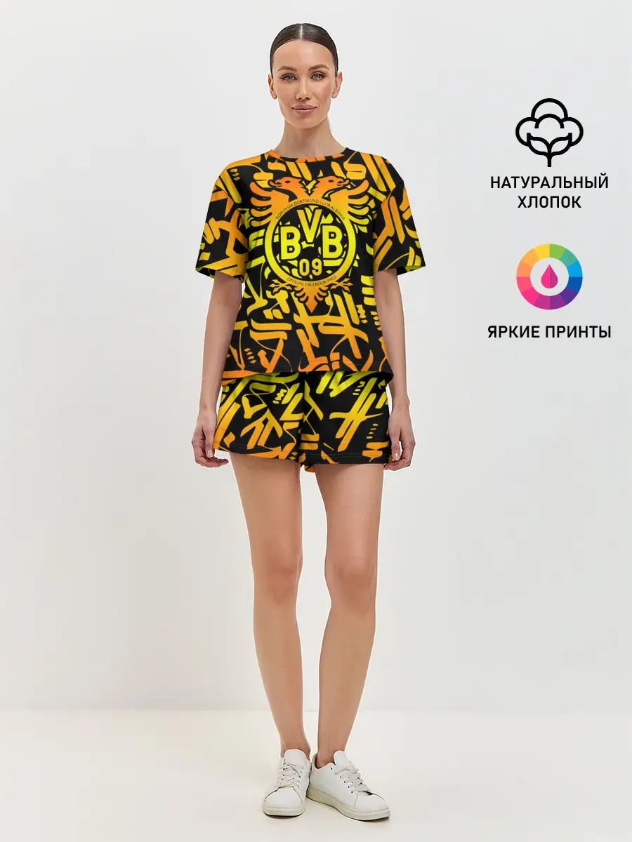 Женская пижама с шортами / FC Borussia