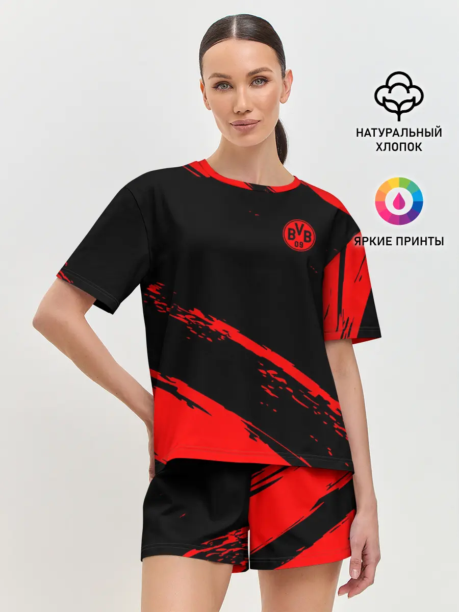 Женская пижама с шортами / FC Borussia