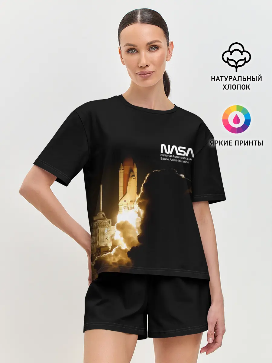 Женская пижама с шортами / NASA