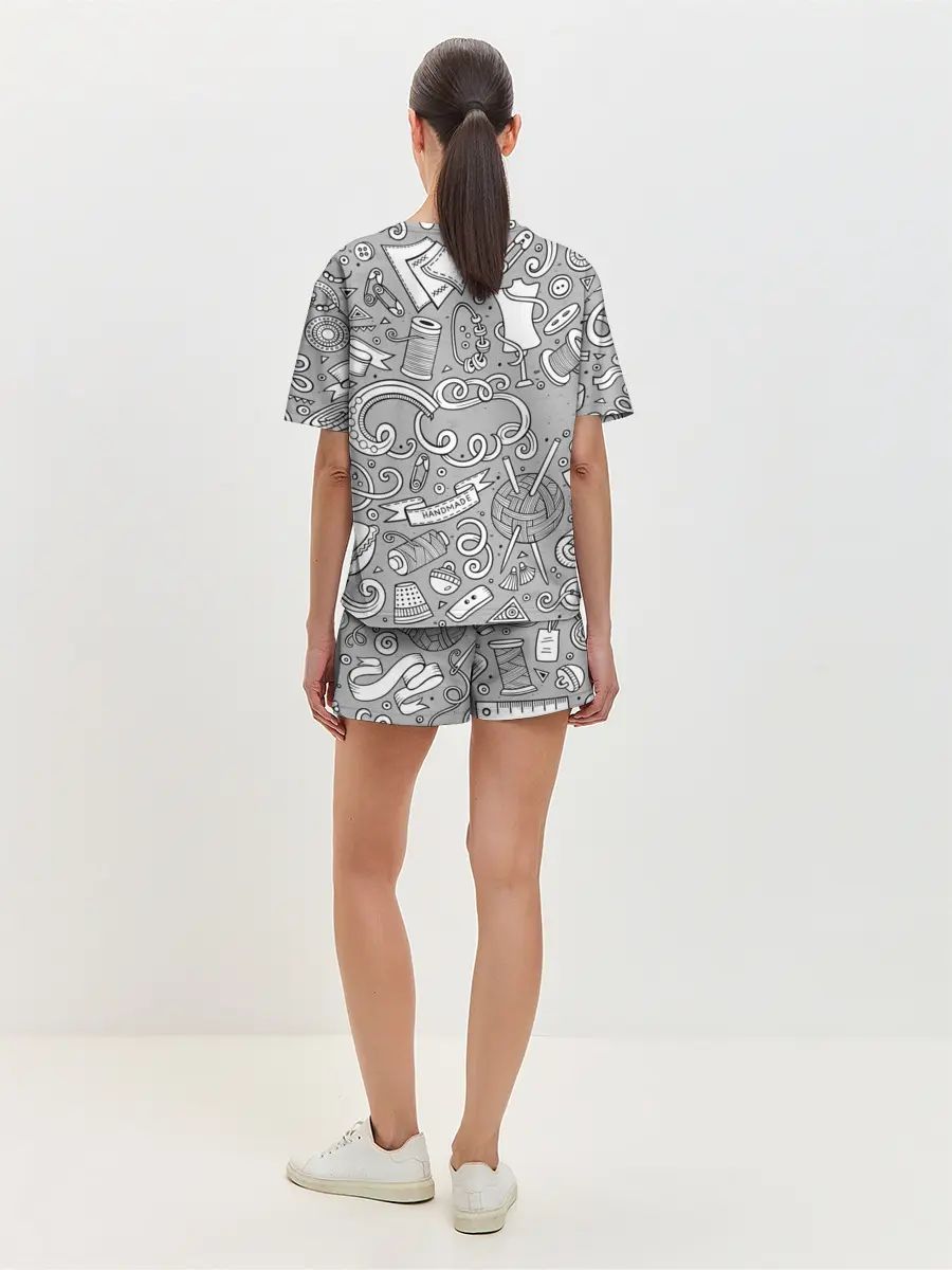Женская пижама с шортами / handmade