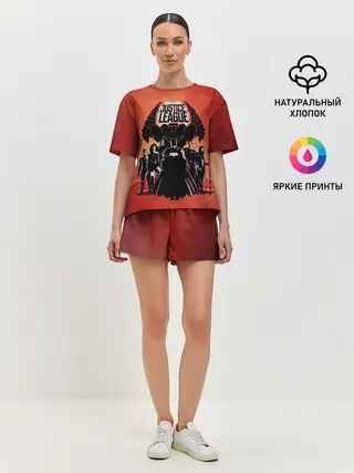 Женская пижама с шортами / Justice League