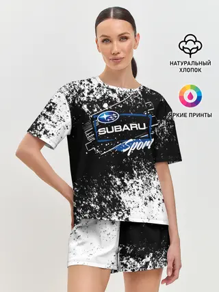 Женская пижама с шортами / SUBARU SPORT