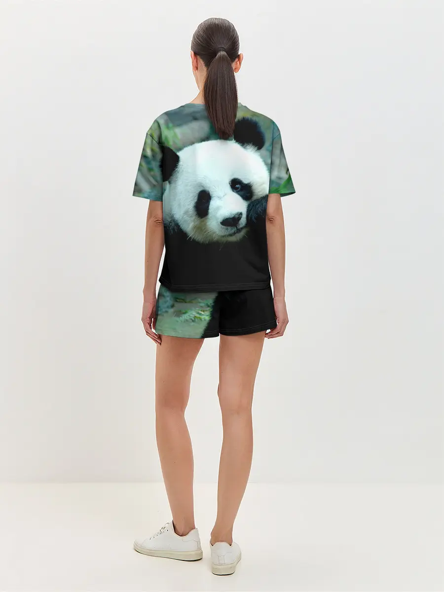 Женская пижама с шортами / Панда