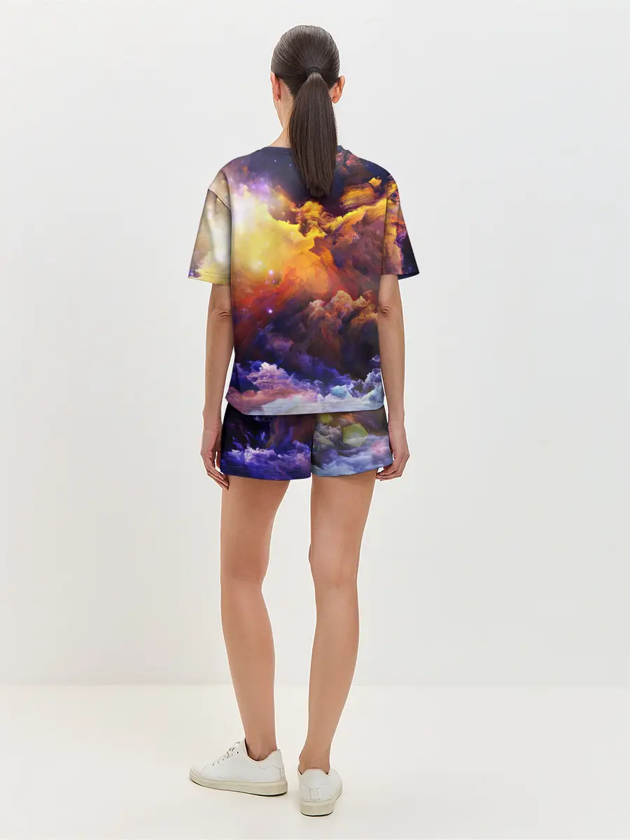 Женская пижама с шортами / Яркий свет