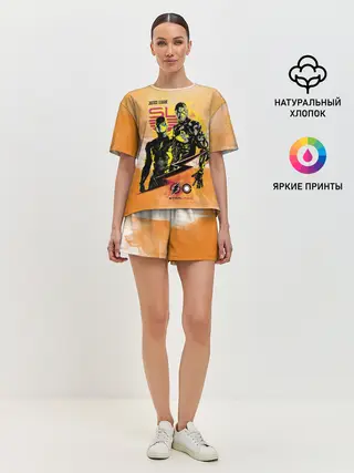 Женская пижама с шортами / Лига справедливости