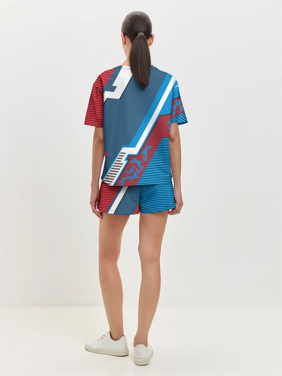 Женская пижама с шортами / Cyborg logo