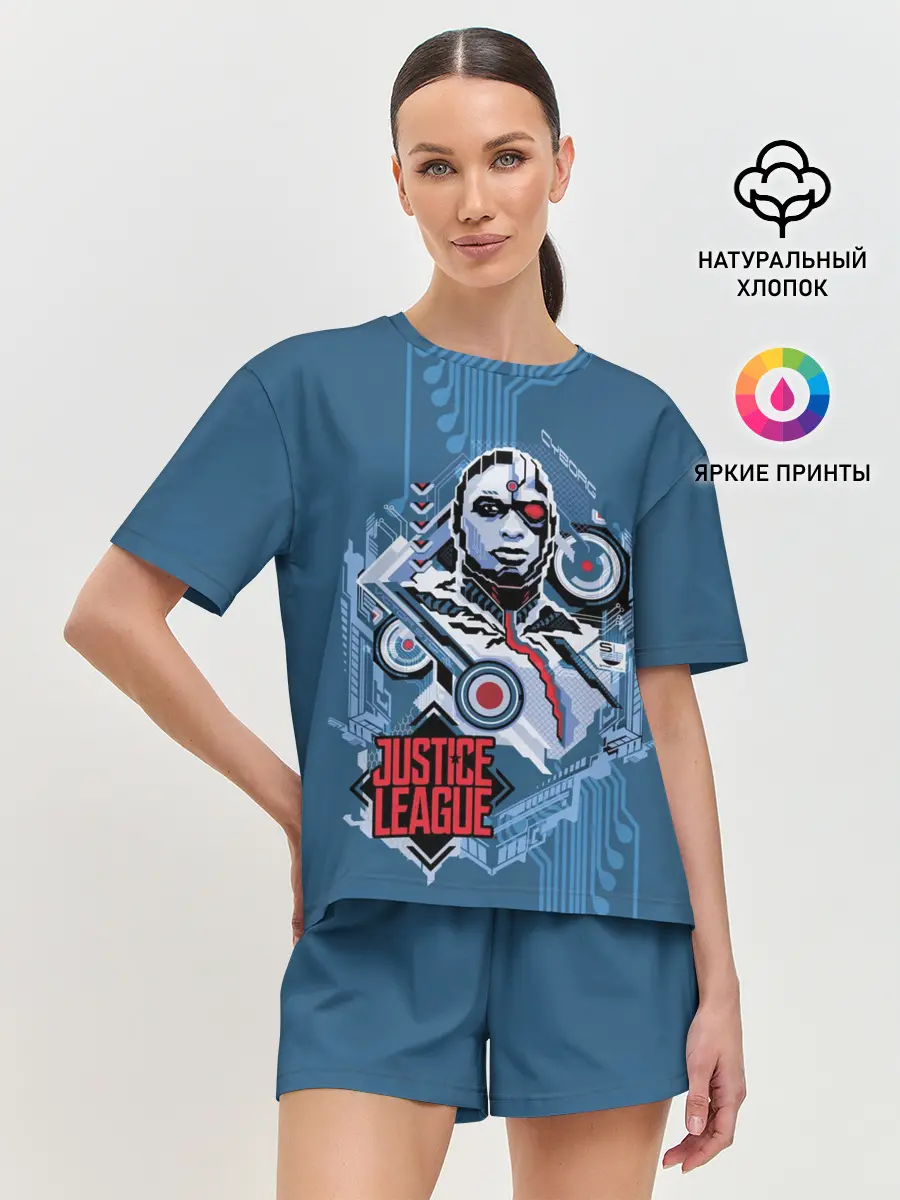 Женская пижама с шортами / Cyborg