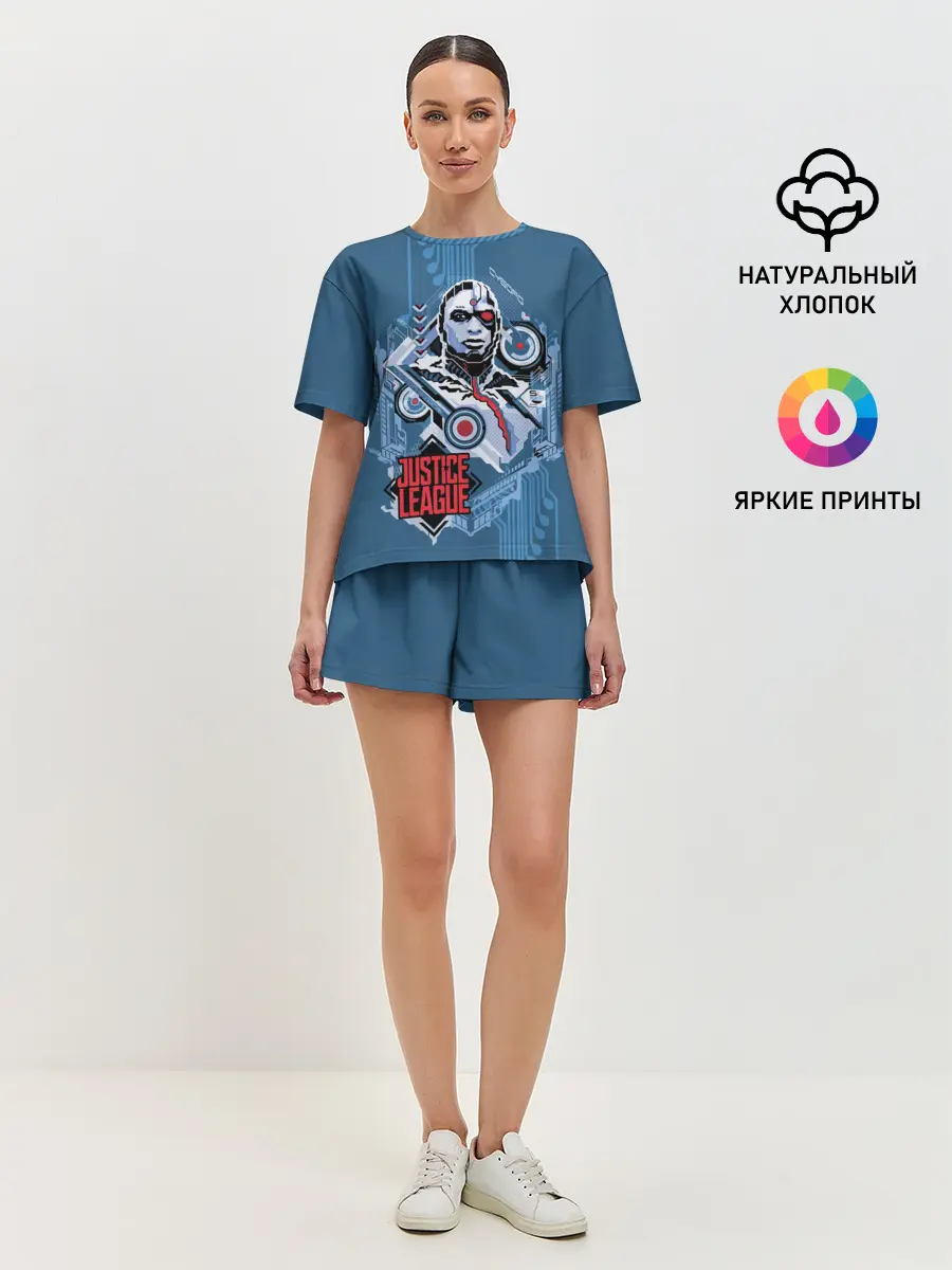 Женская пижама с шортами / Cyborg