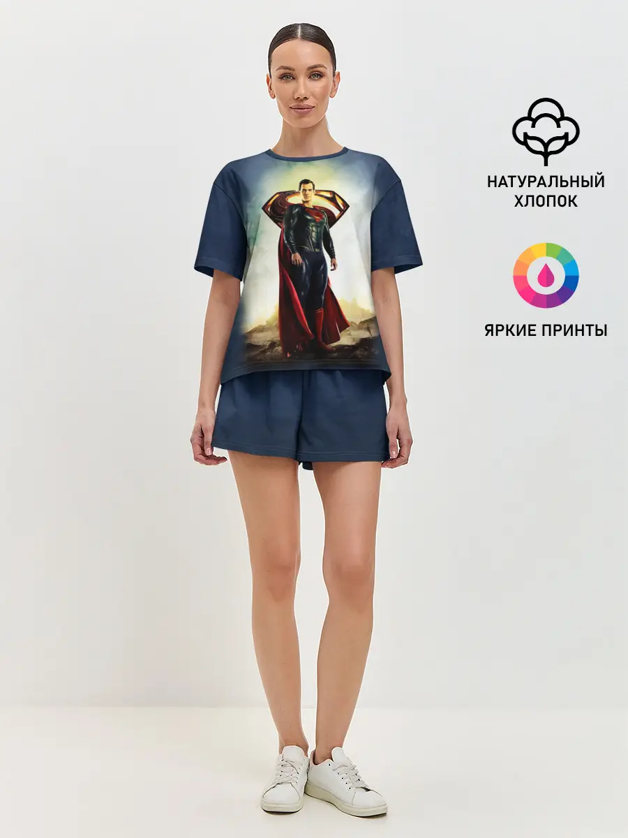 Женская пижама с шортами / Superman