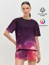 Женская пижама с шортами / Космическая вспышка