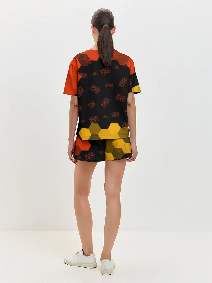 Женская пижама с шортами / PUBG / ПАБГ