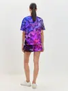 Женская пижама с шортами / Стеклянный рой