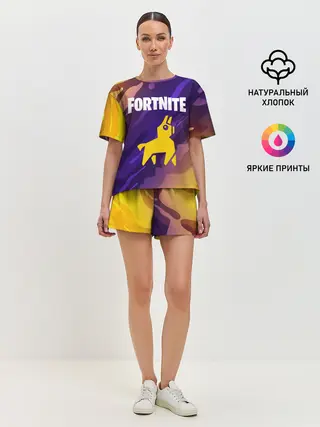 Женская пижама с шортами / FORTNITE / ФОРТНАЙТ