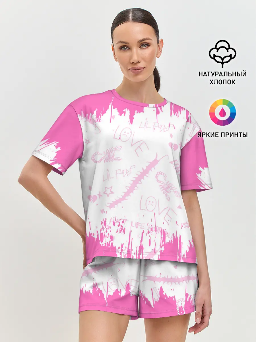 Женская пижама с шортами / LIL PEEP / ЛИЛ ПИП