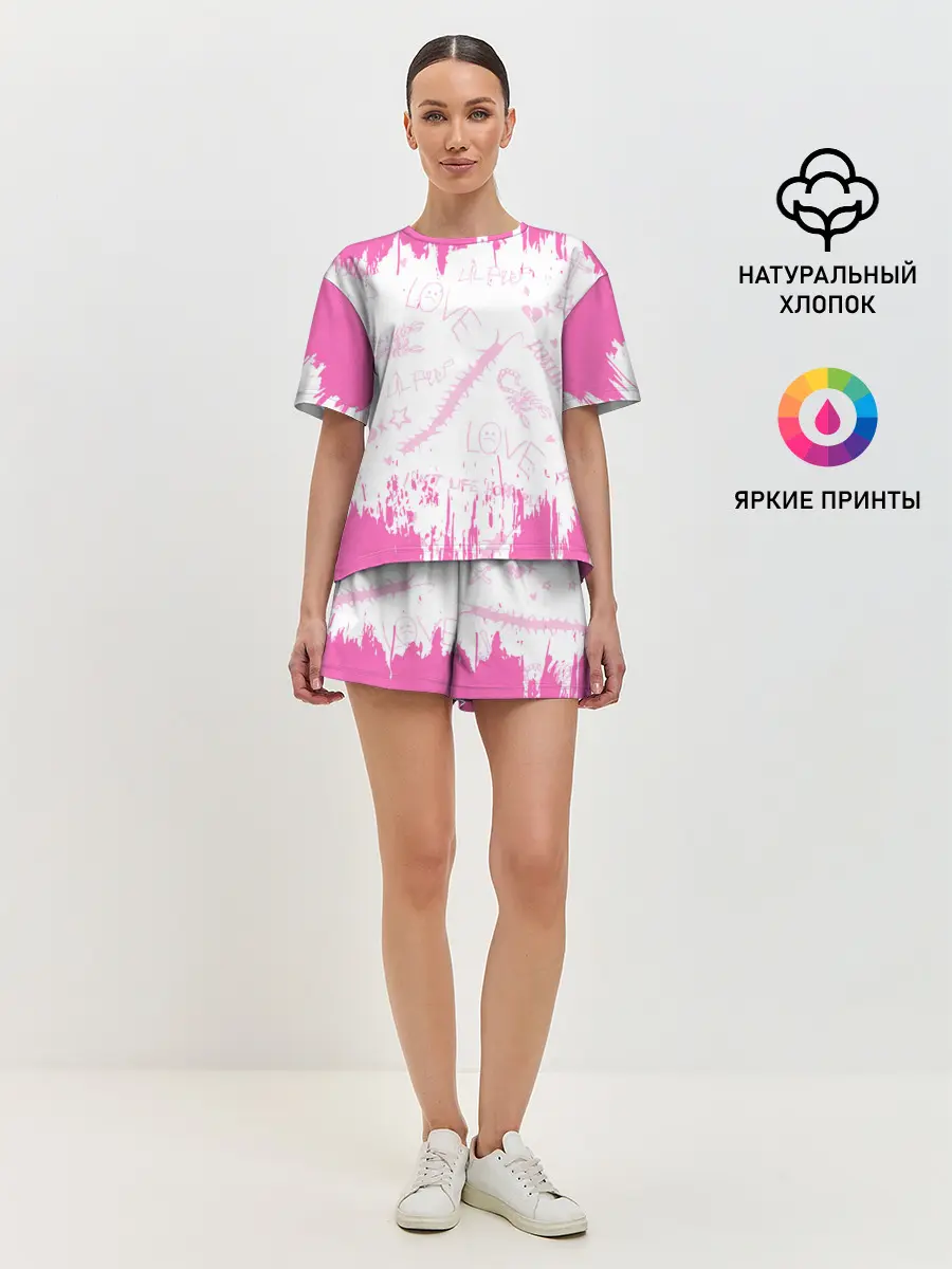 Женская пижама с шортами / LIL PEEP / ЛИЛ ПИП