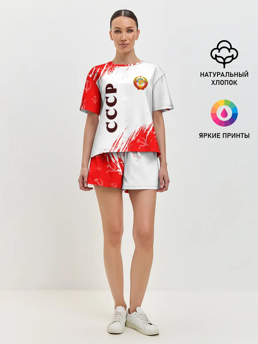 Женская пижама с шортами / СССР / USSR