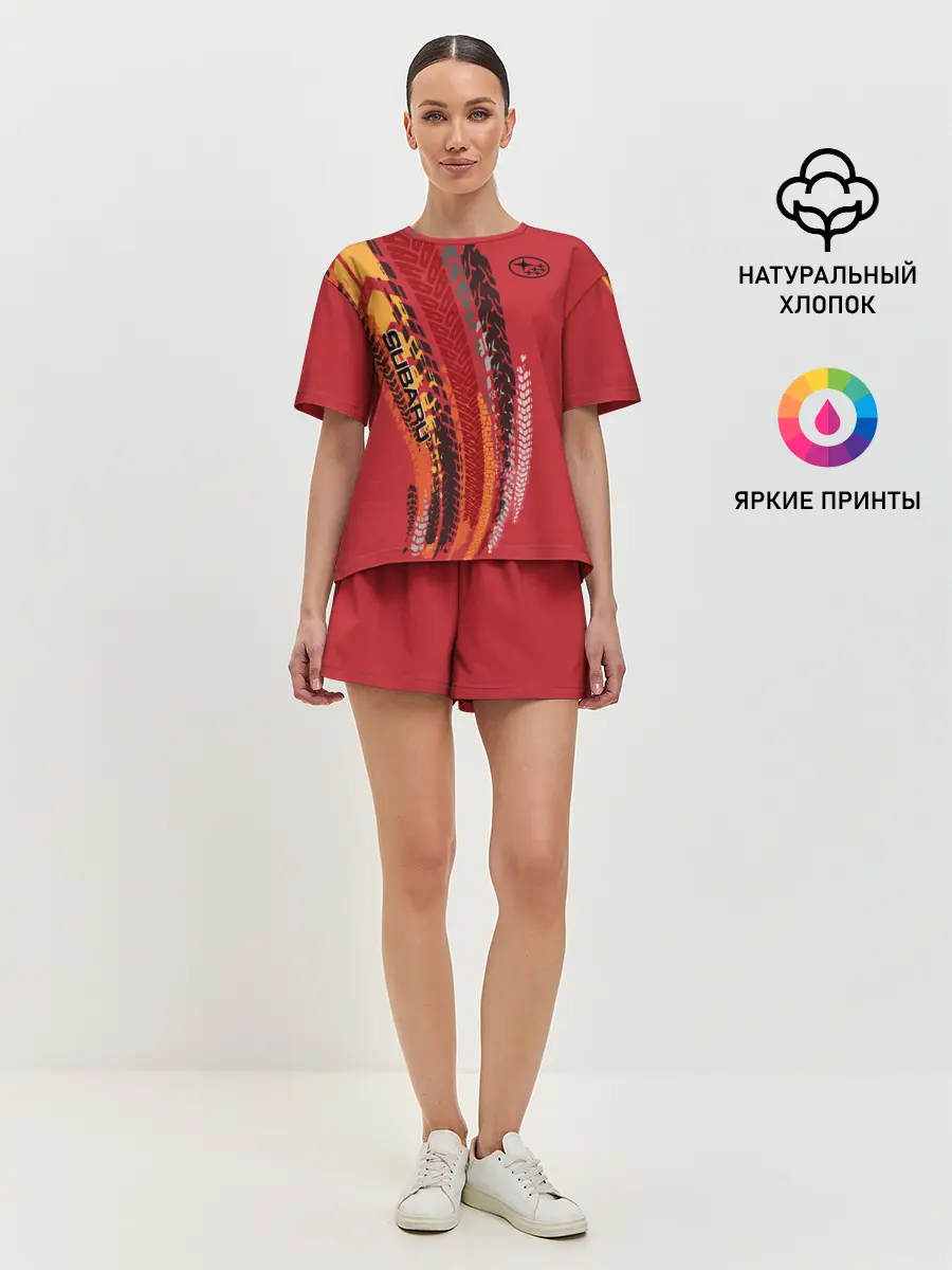 Женская пижама с шортами / SUBARU