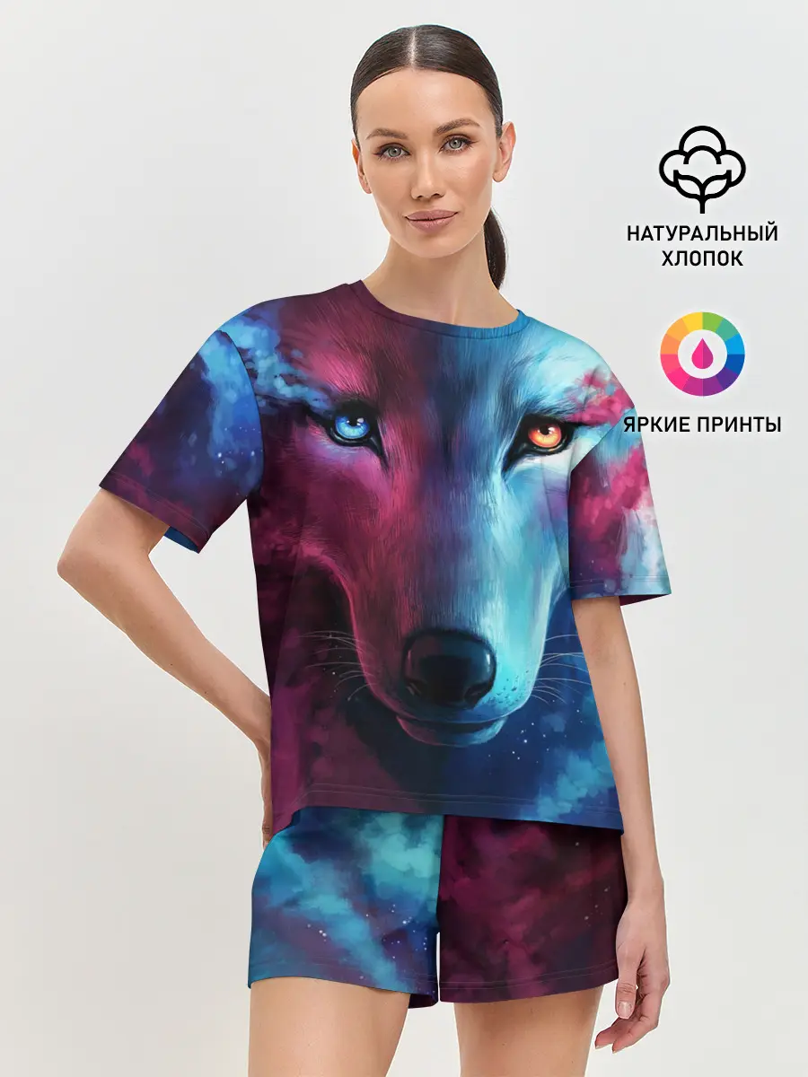 Женская пижама с шортами / ВЗГЛЯД ВОЛКА