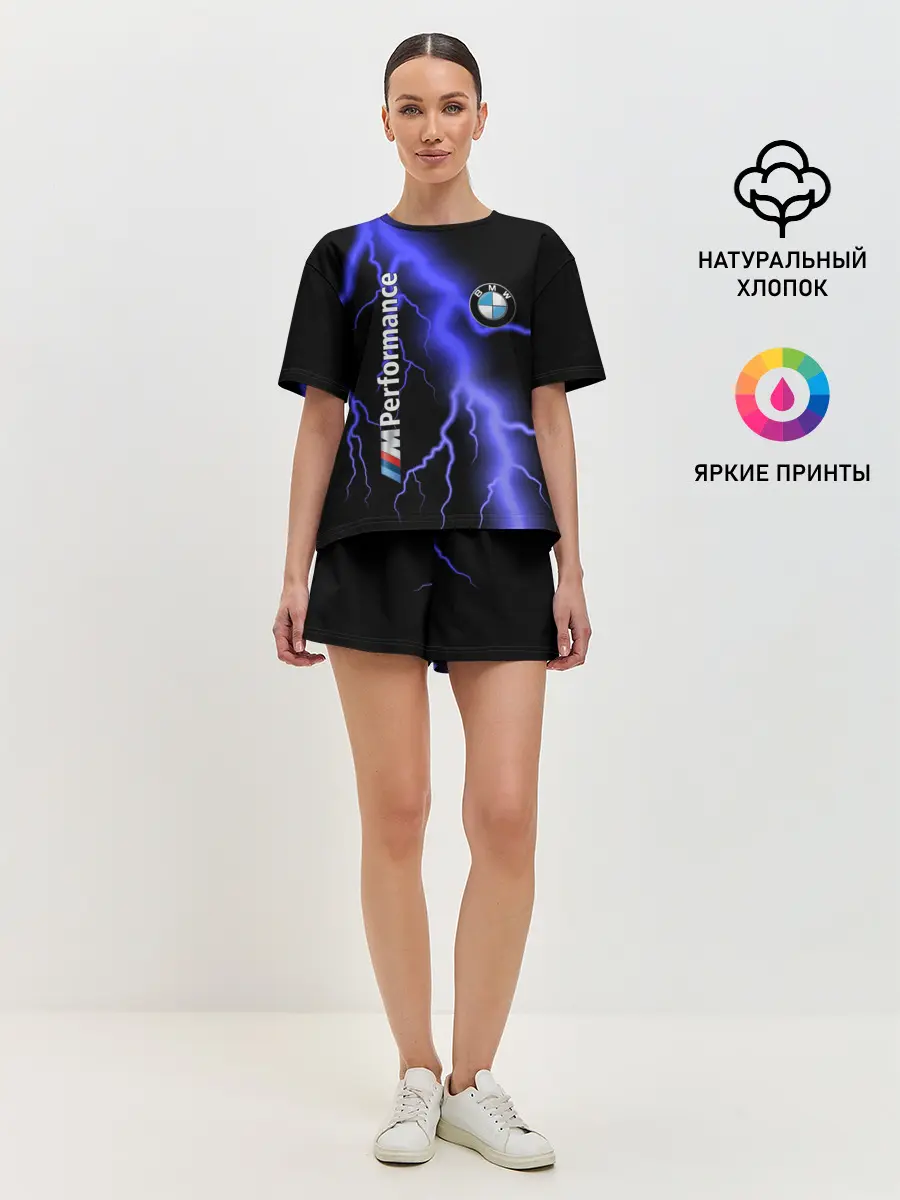Женская пижама с шортами / BMW