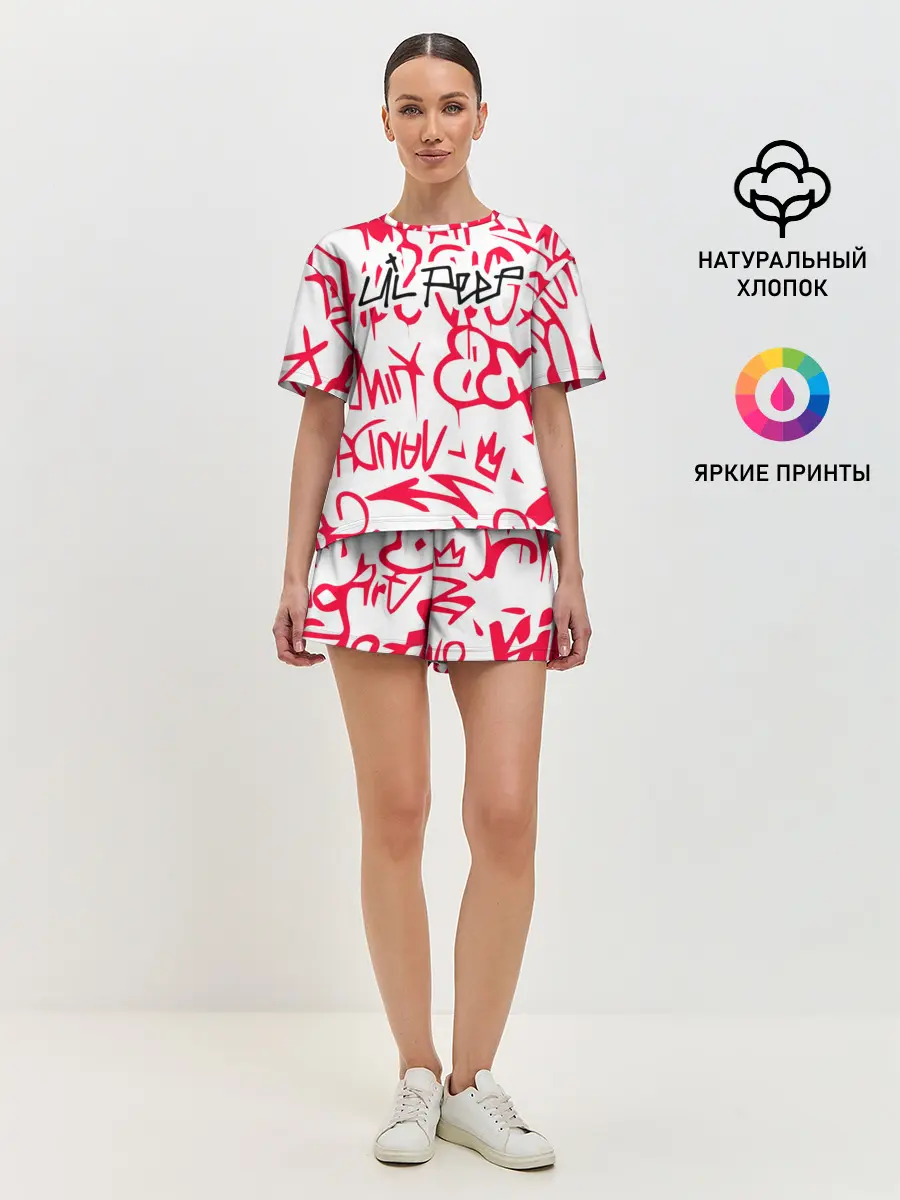 Женская пижама с шортами / Lil Peep