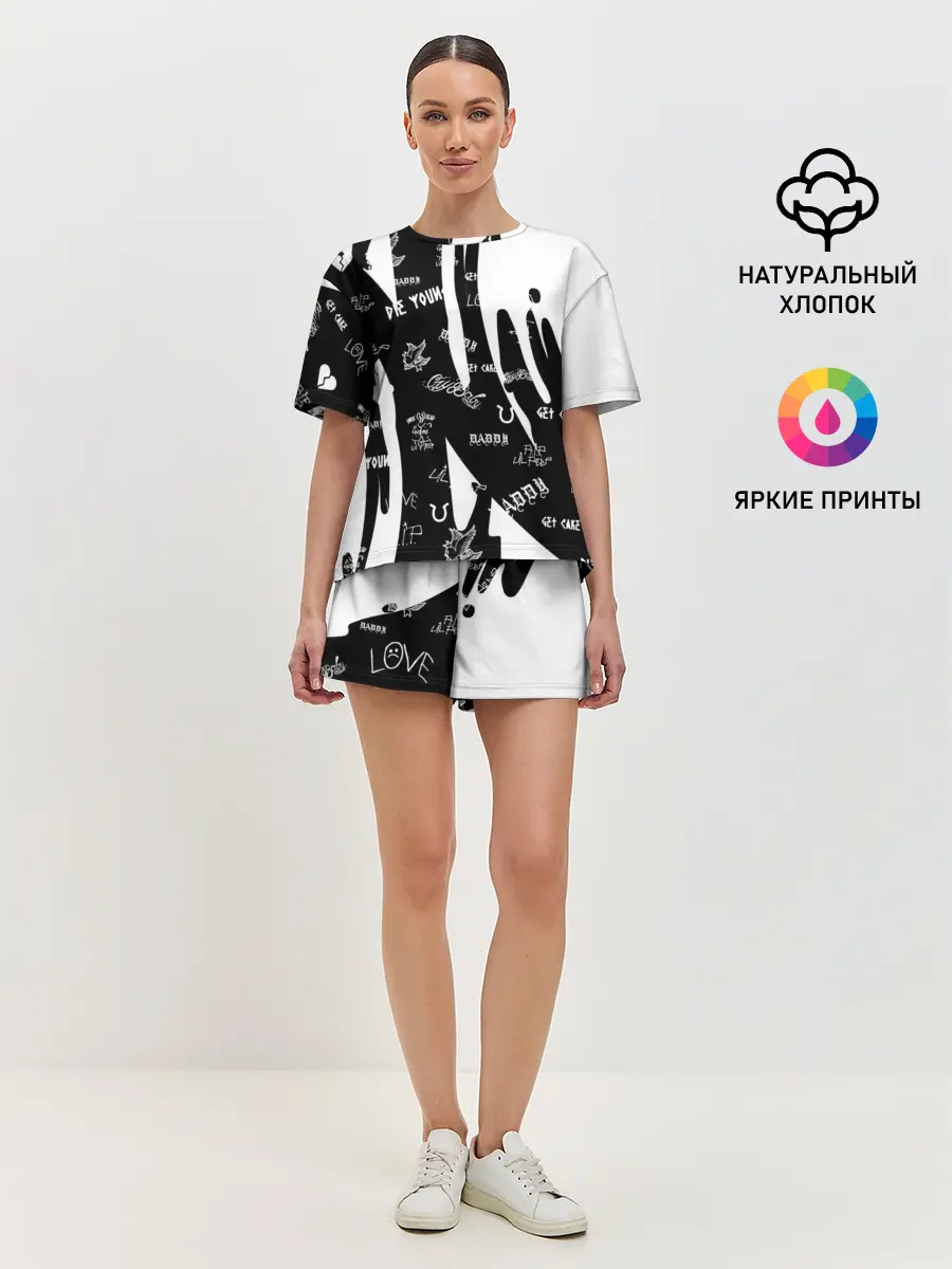 Женская пижама с шортами / Lil Peep