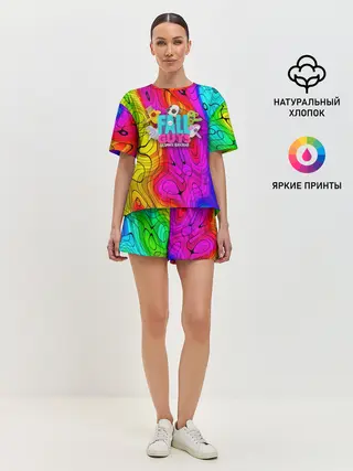 Женская пижама с шортами / Fall Guys