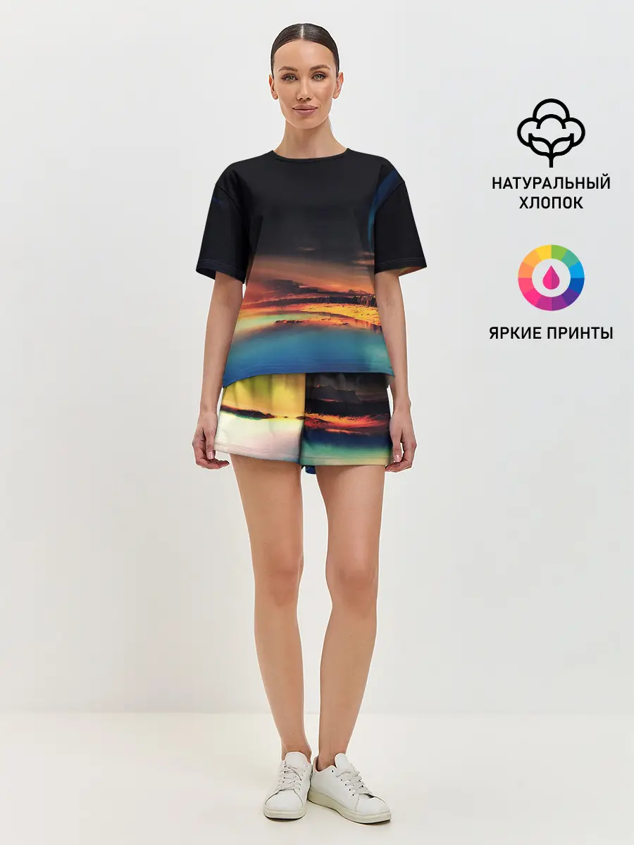 Женская пижама с шортами / Марс