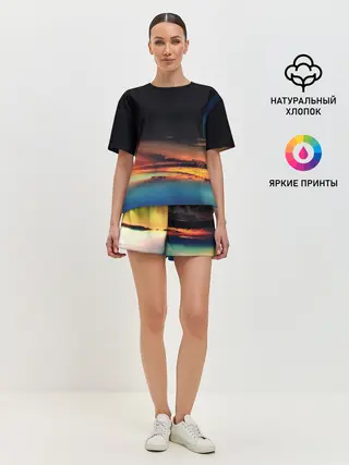 Женская пижама с шортами / Марс