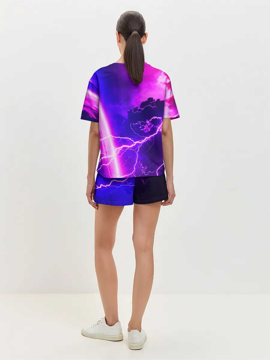 Женская пижама с шортами / Гроза