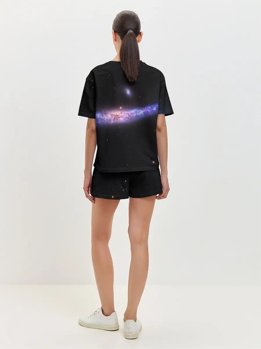 Женская пижама с шортами / Скопление звезд