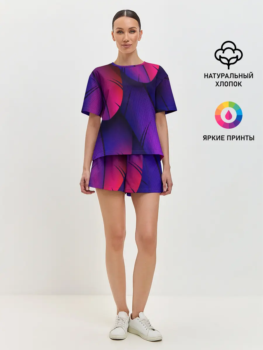 Женская пижама с шортами / Tropics