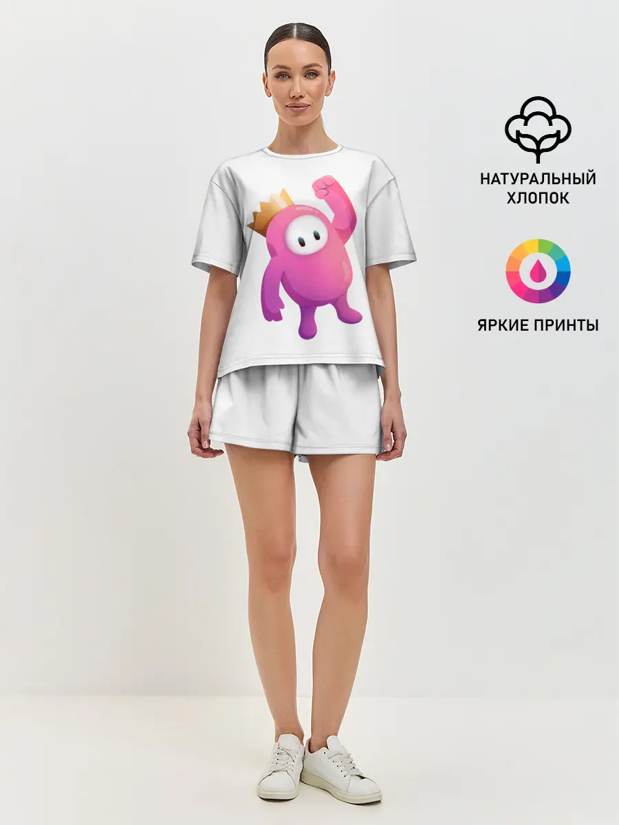 Женская пижама с шортами / Fall Guys