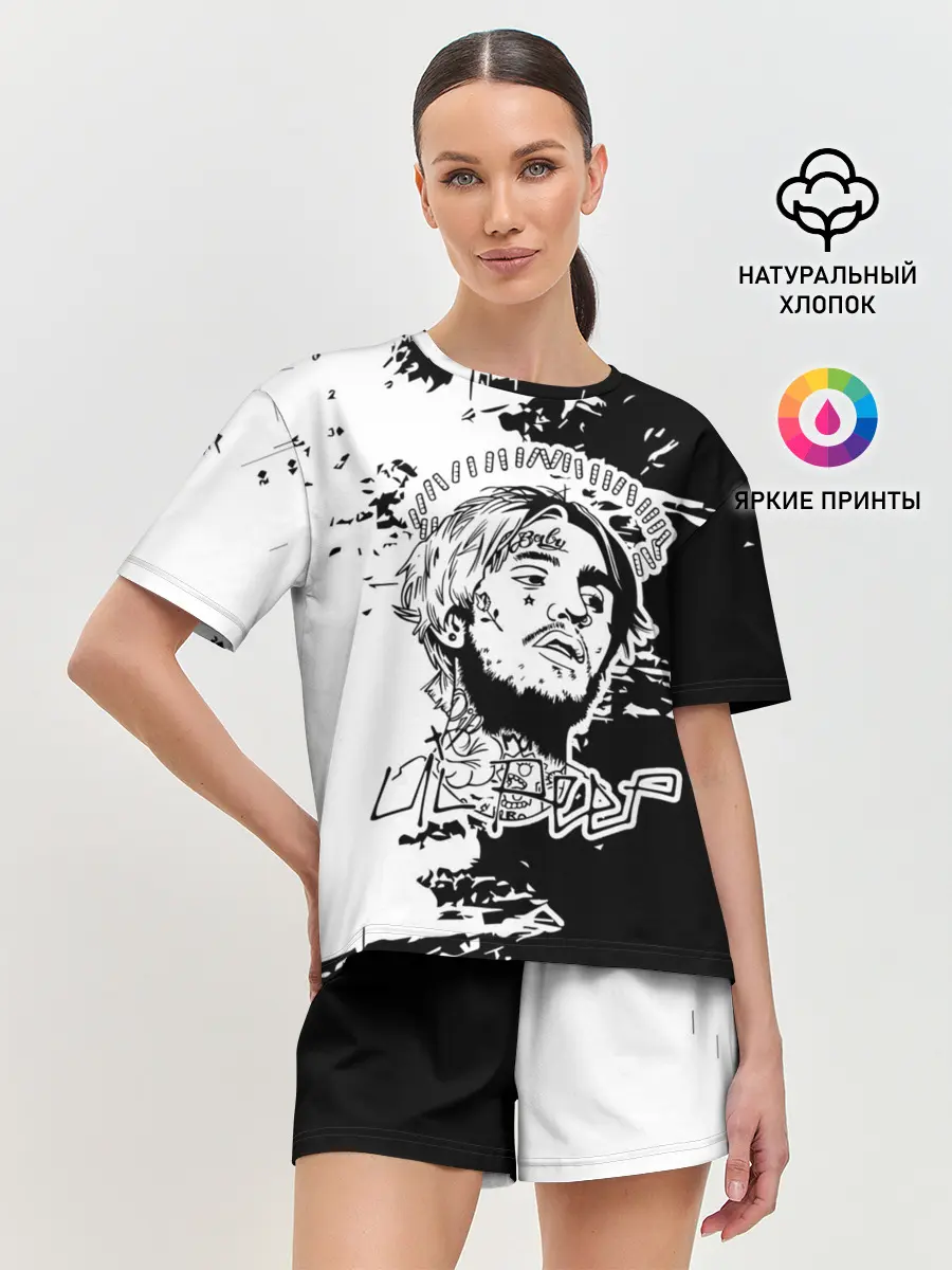 Женская пижама с шортами / Lil Peep