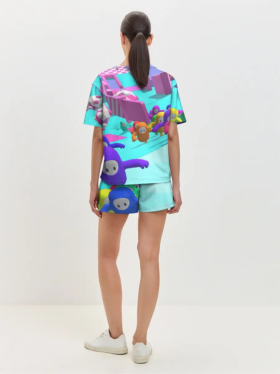 Женская пижама с шортами / Fall Guys