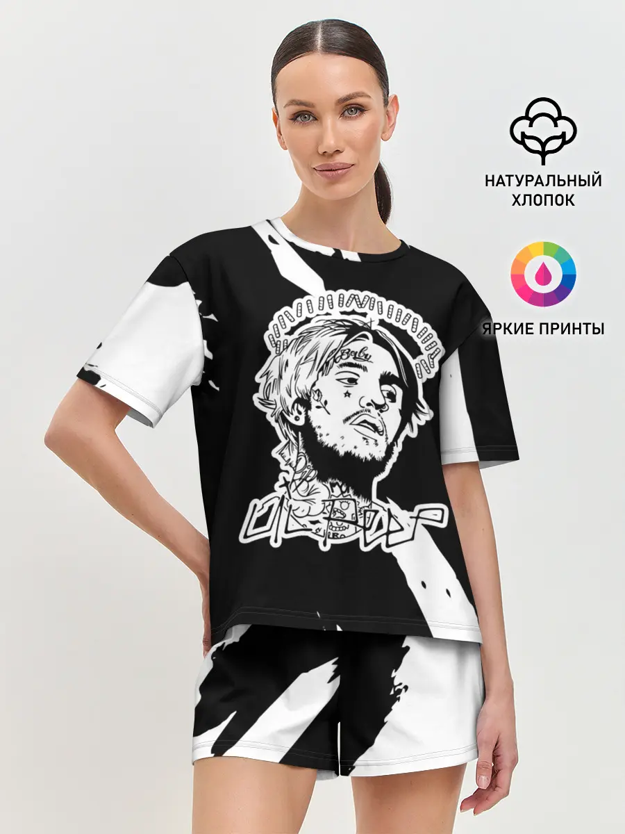 Женская пижама с шортами / Lil Peep