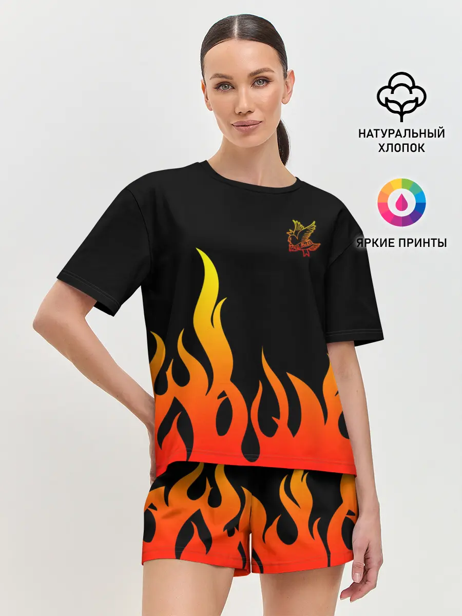 Женская пижама с шортами / Lil Peep