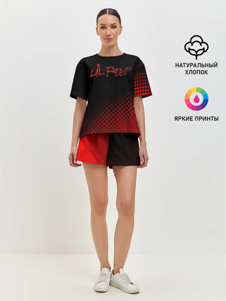 Женская пижама с шортами / Lil Peep