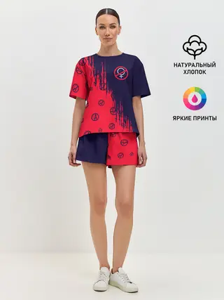 Женская пижама с шортами / БЕЗ БАБ