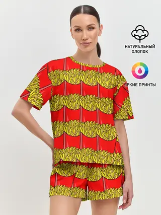 Женская пижама с шортами / ФРИ