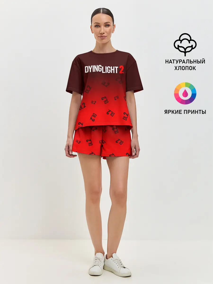 Женская пижама с шортами / DYING LIGHT 2 / ДАИНГ ЛАЙТ