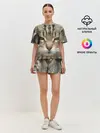 Женская пижама с шортами / Кот