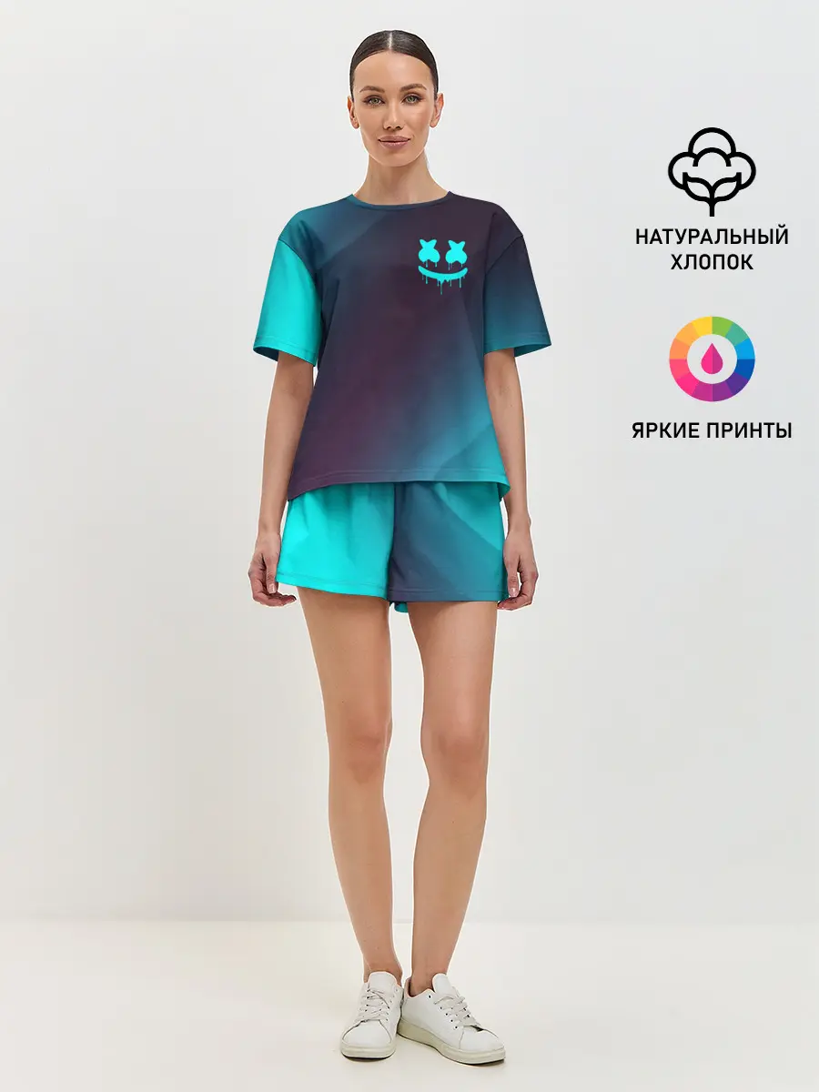 Женская пижама с шортами / MARSHMELLO / МАРШМЕЛЛОУ
