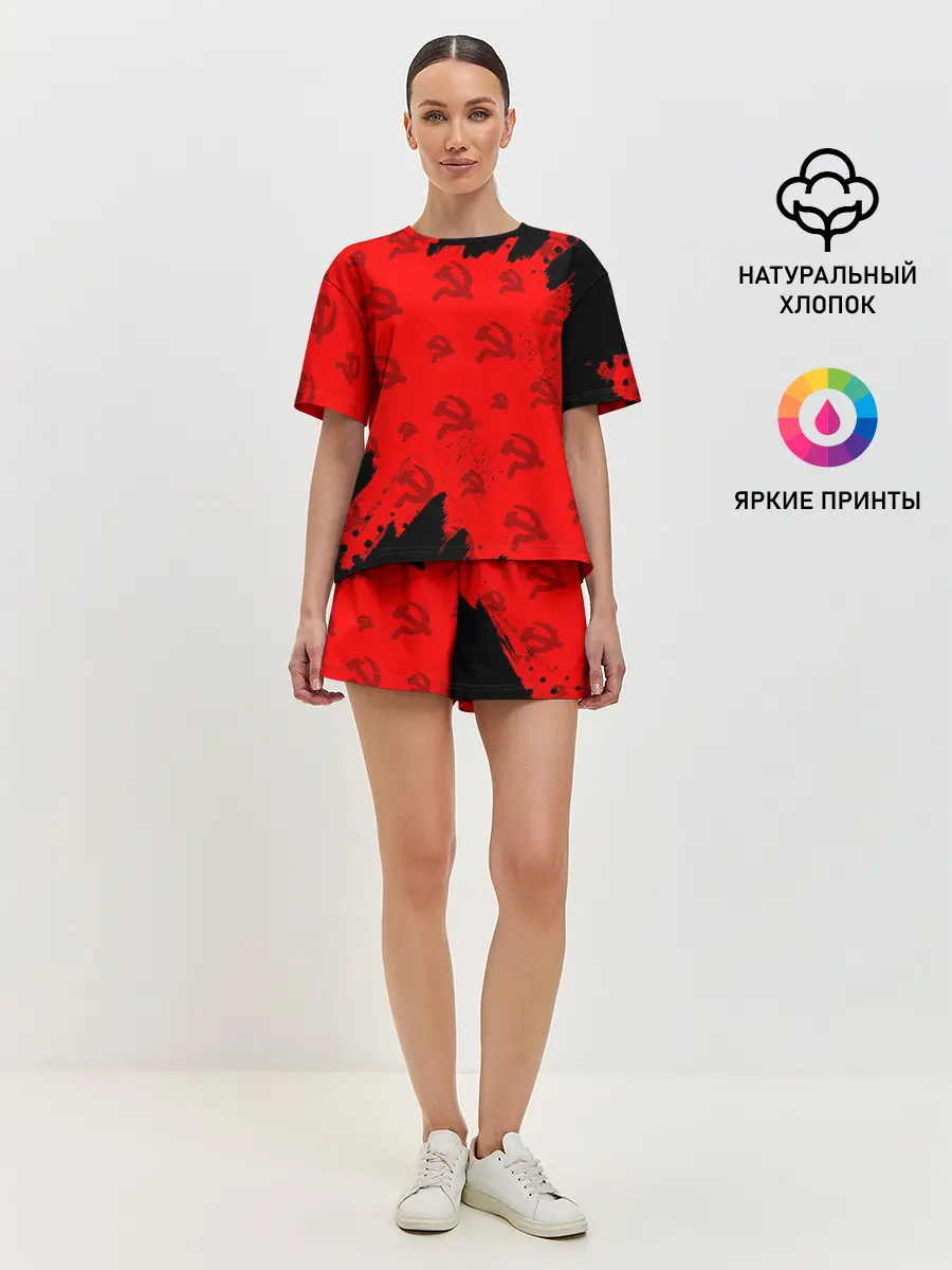 Женская пижама с шортами / USSR / СССР