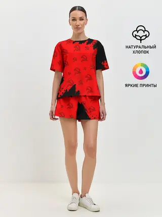 Женская пижама с шортами / USSR / СССР