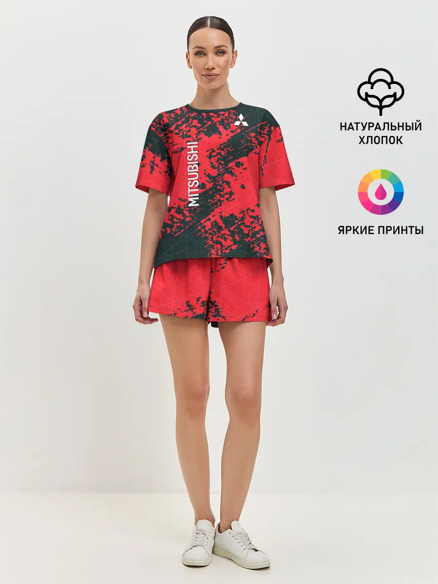 Женская пижама с шортами / Mitsubishi