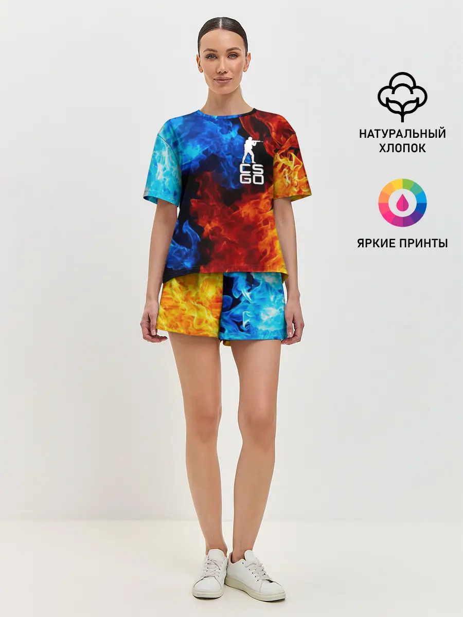 Женская пижама с шортами / COUNTER STRIKE