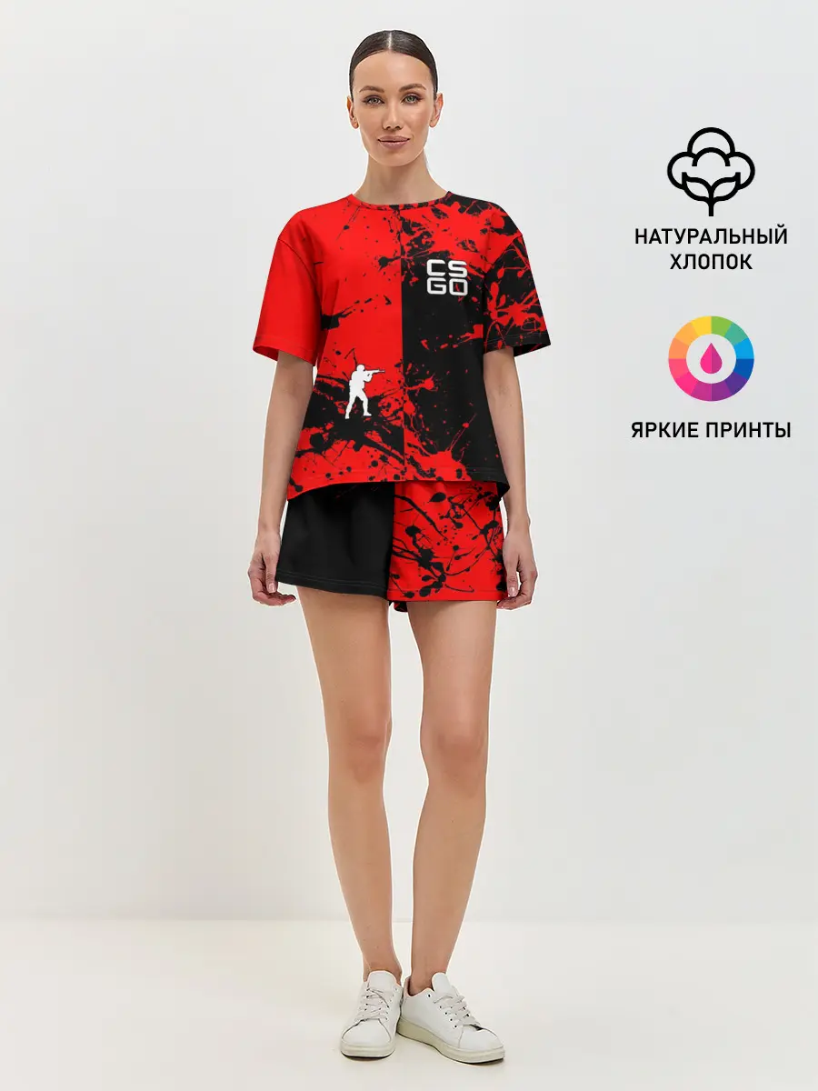 Женская пижама с шортами / COUNTER STRIKE