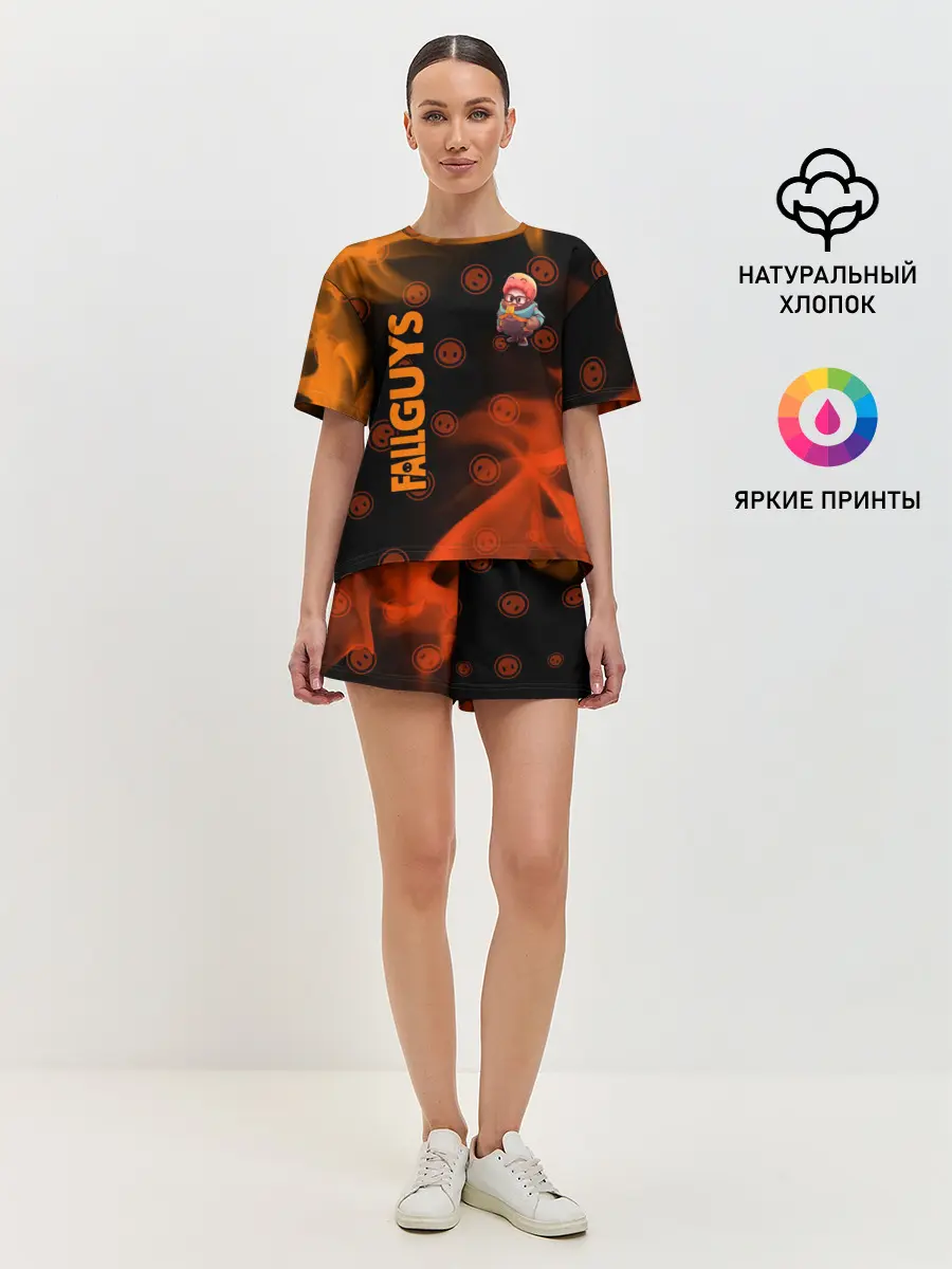 Женская пижама с шортами / FALL GUYS HALF-LIFE / ФОЛ ГАЙС